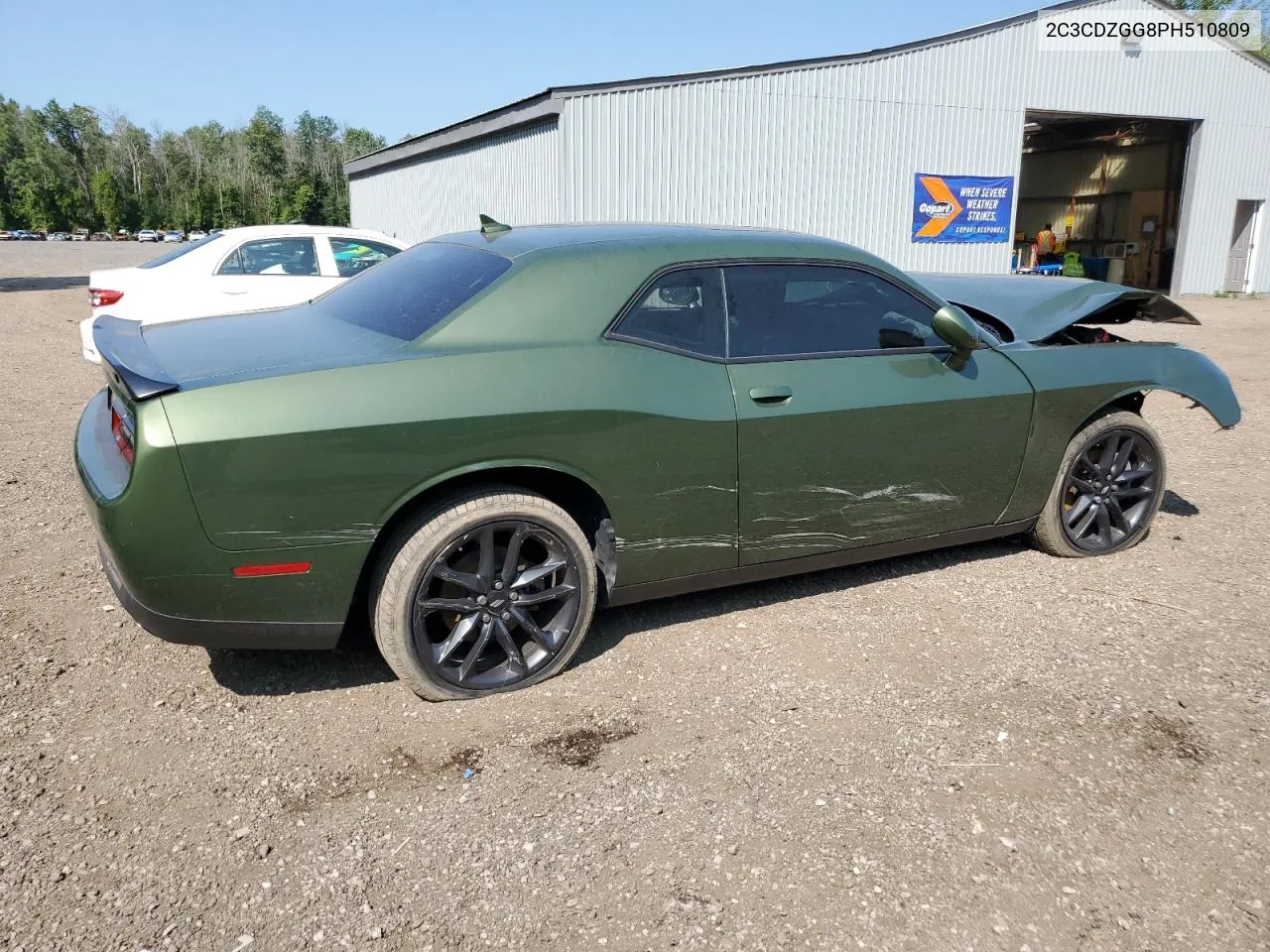 2023 Dodge Challenger Sxt VIN: 2C3CDZGG8PH510809 Lot: 65597184