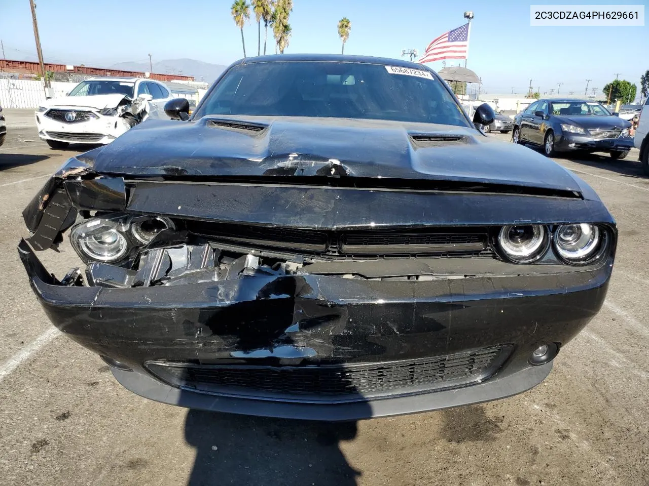 2023 Dodge Challenger Sxt VIN: 2C3CDZAG4PH629661 Lot: 65687234