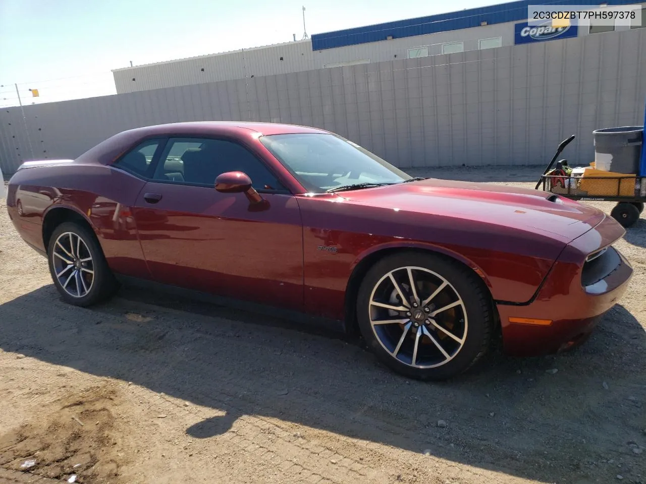 2023 Dodge Challenger R/T VIN: 2C3CDZBT7PH597378 Lot: 66023254