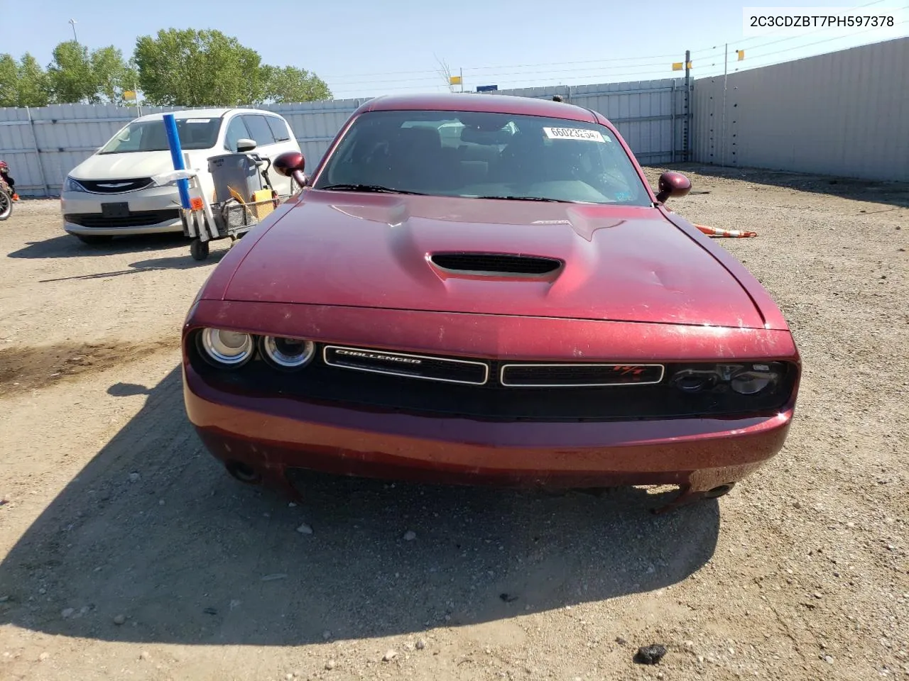 2023 Dodge Challenger R/T VIN: 2C3CDZBT7PH597378 Lot: 66023254