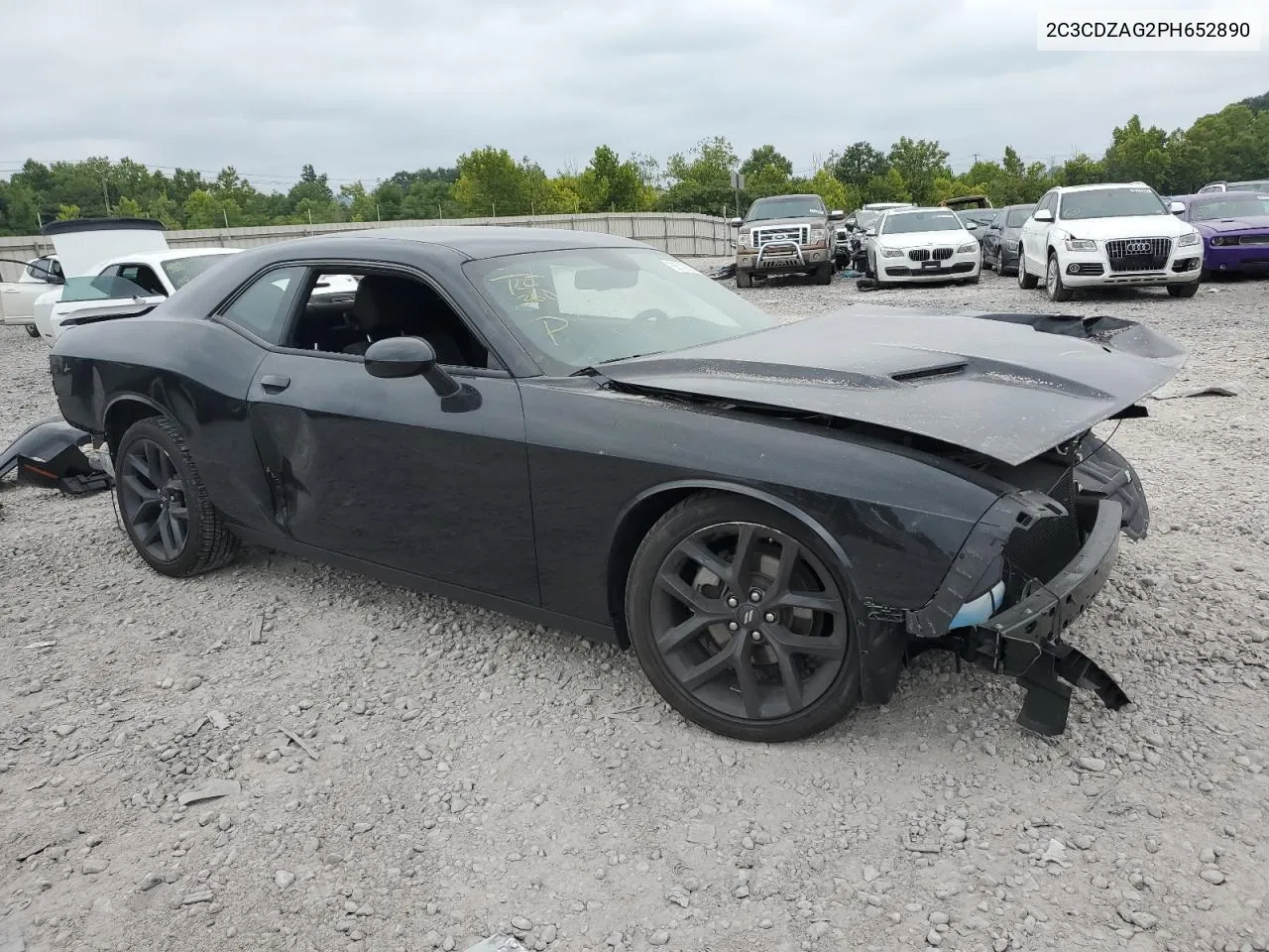 2023 Dodge Challenger Sxt VIN: 2C3CDZAG2PH652890 Lot: 66708504