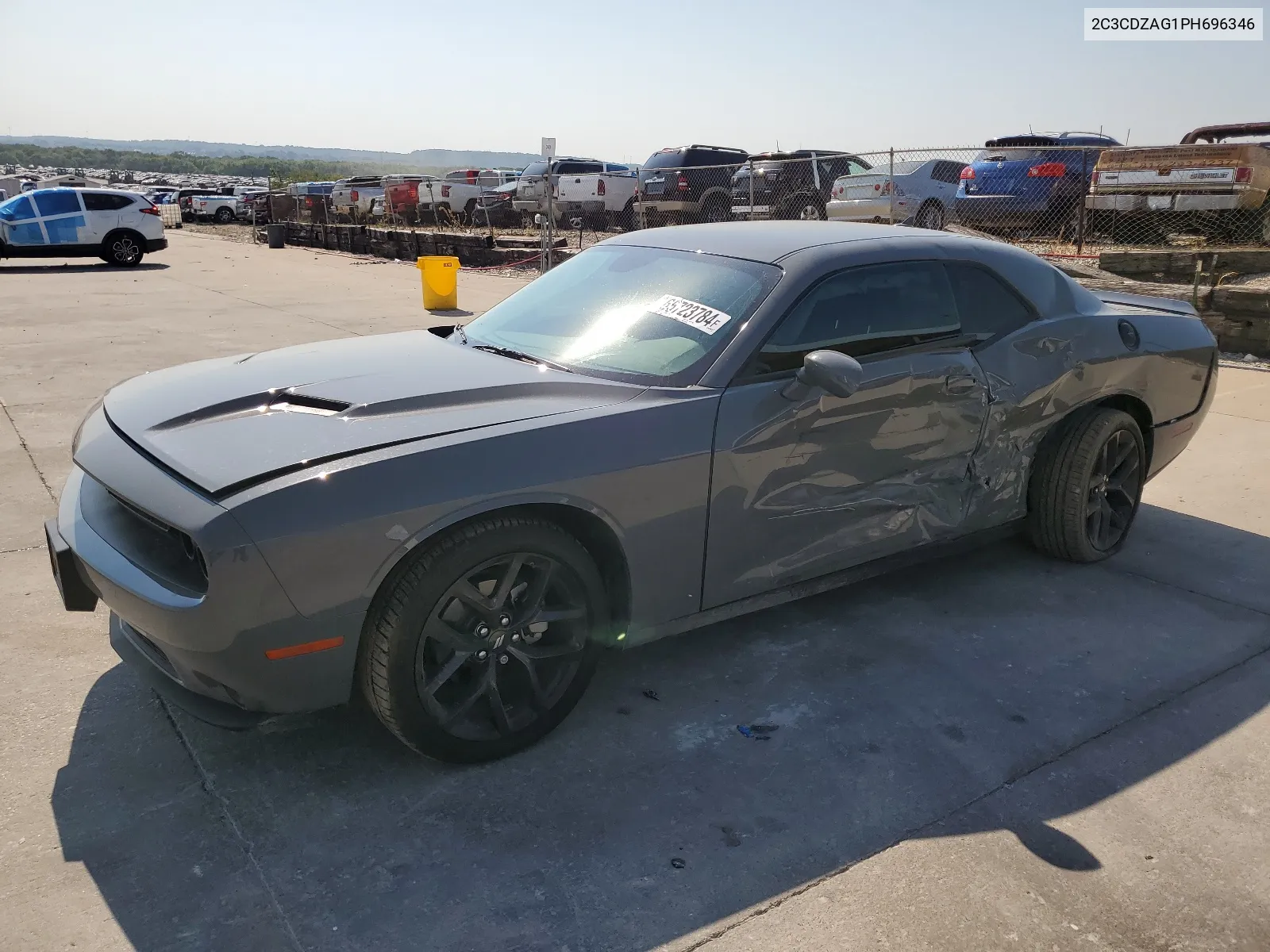 2023 Dodge Challenger Sxt VIN: 2C3CDZAG1PH696346 Lot: 66723784