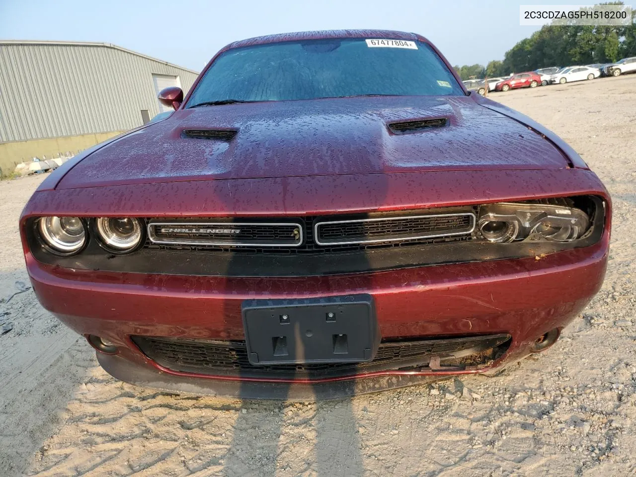 2023 Dodge Challenger Sxt VIN: 2C3CDZAG5PH518200 Lot: 67477804