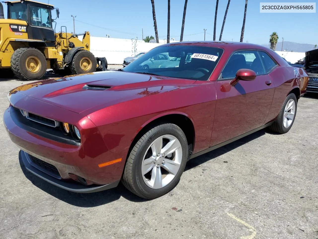 2023 Dodge Challenger Sxt VIN: 2C3CDZAGXPH565805 Lot: 68151564