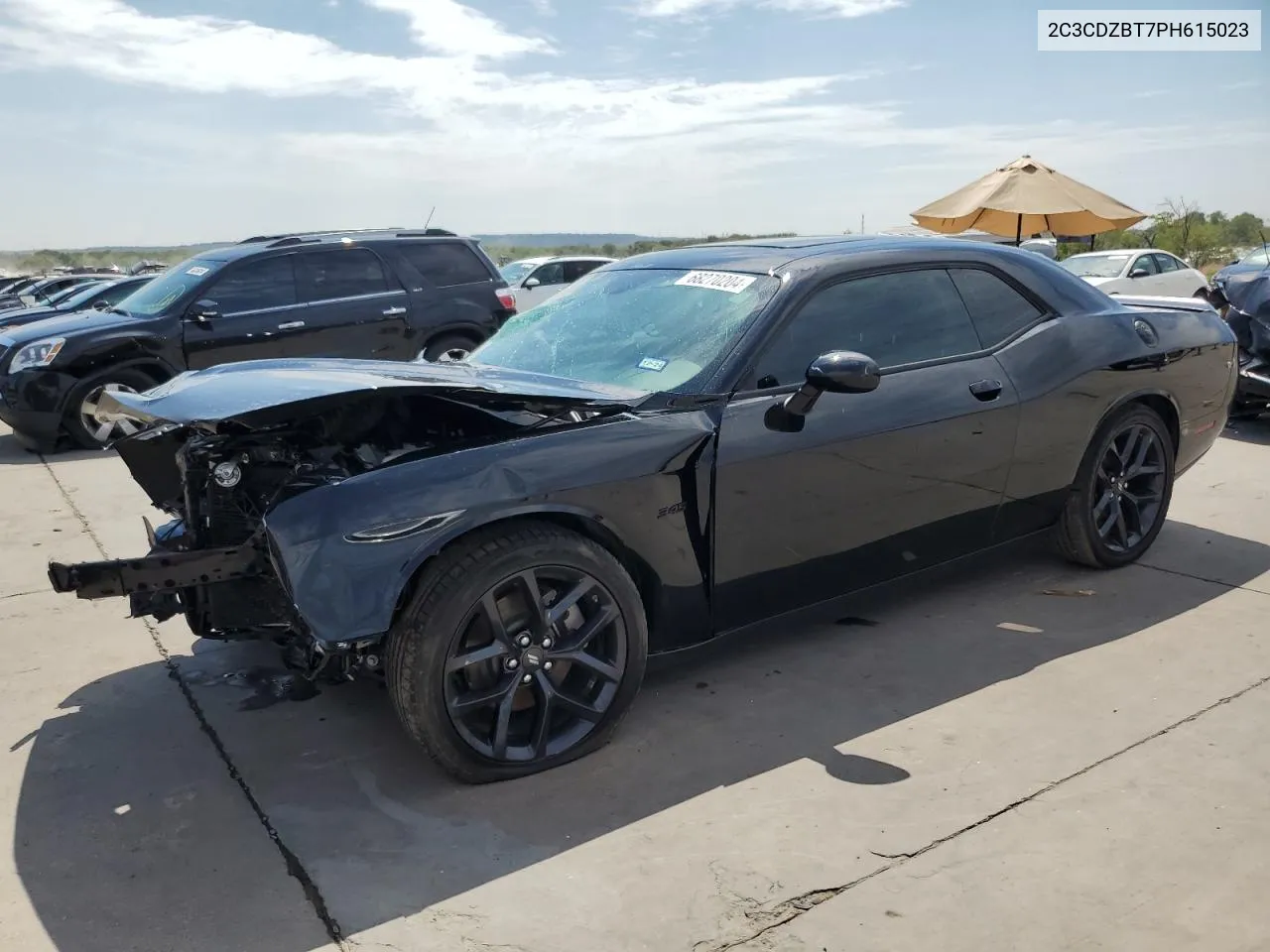 2023 Dodge Challenger R/T VIN: 2C3CDZBT7PH615023 Lot: 68270204