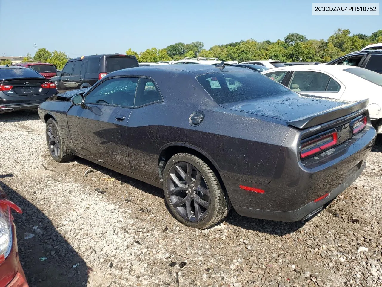 2023 Dodge Challenger Sxt VIN: 2C3CDZAG4PH510752 Lot: 68271344