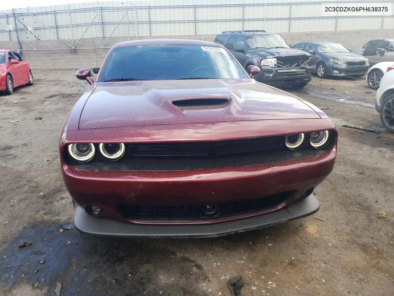 2023 Dodge Challenger Gt VIN: 2C3CDZKG6PH638375 Lot: 68343354