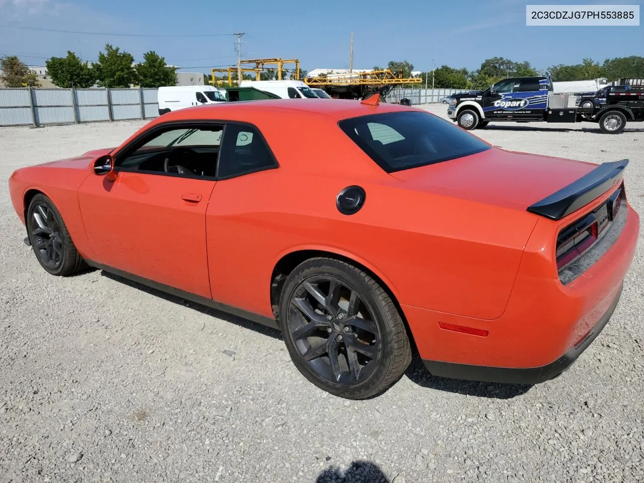 2023 Dodge Challenger Gt VIN: 2C3CDZJG7PH553885 Lot: 68351184