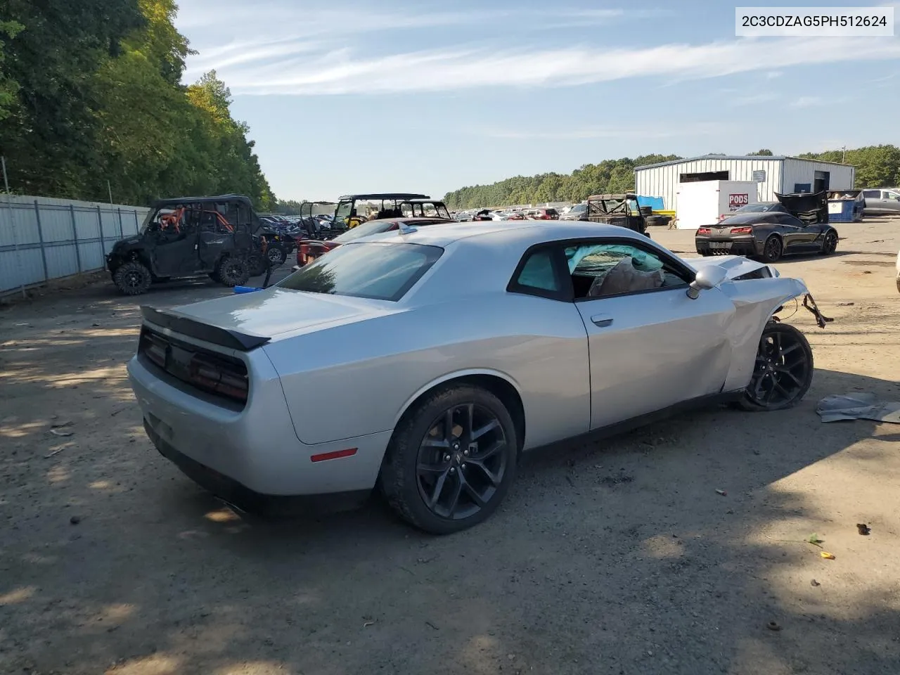 2C3CDZAG5PH512624 2023 Dodge Challenger Sxt