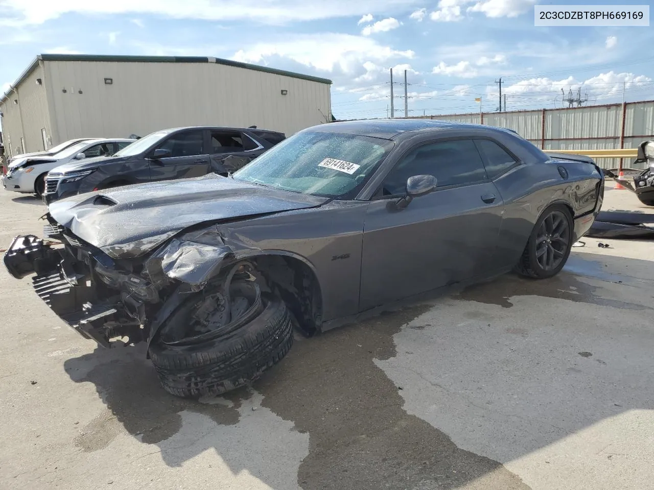 2023 Dodge Challenger R/T VIN: 2C3CDZBT8PH669169 Lot: 69141624