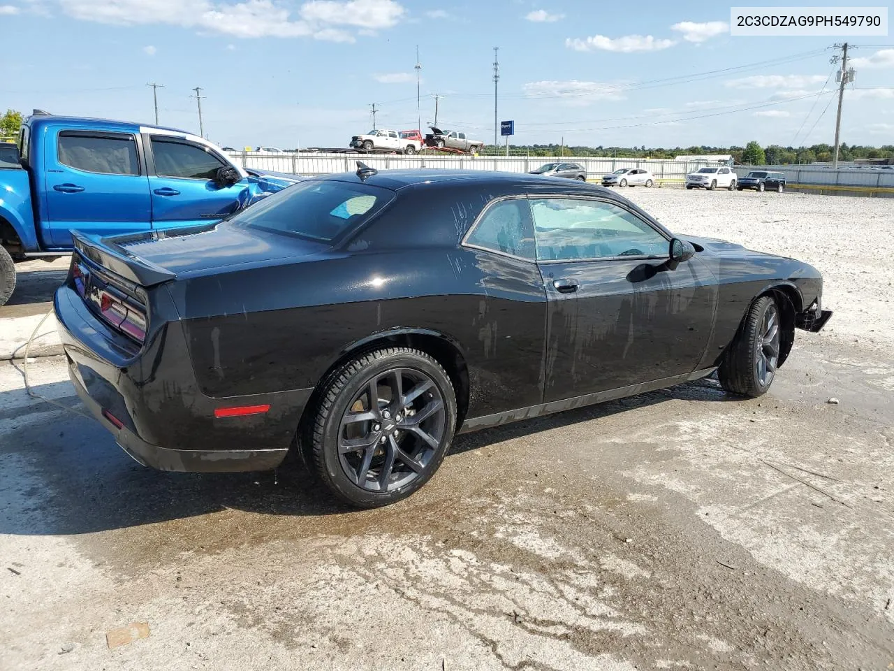 2023 Dodge Challenger Sxt VIN: 2C3CDZAG9PH549790 Lot: 69263834