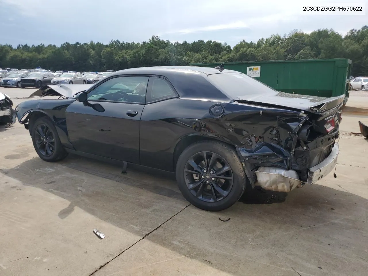 2023 Dodge Challenger Sxt VIN: 2C3CDZGG2PH670622 Lot: 69582384