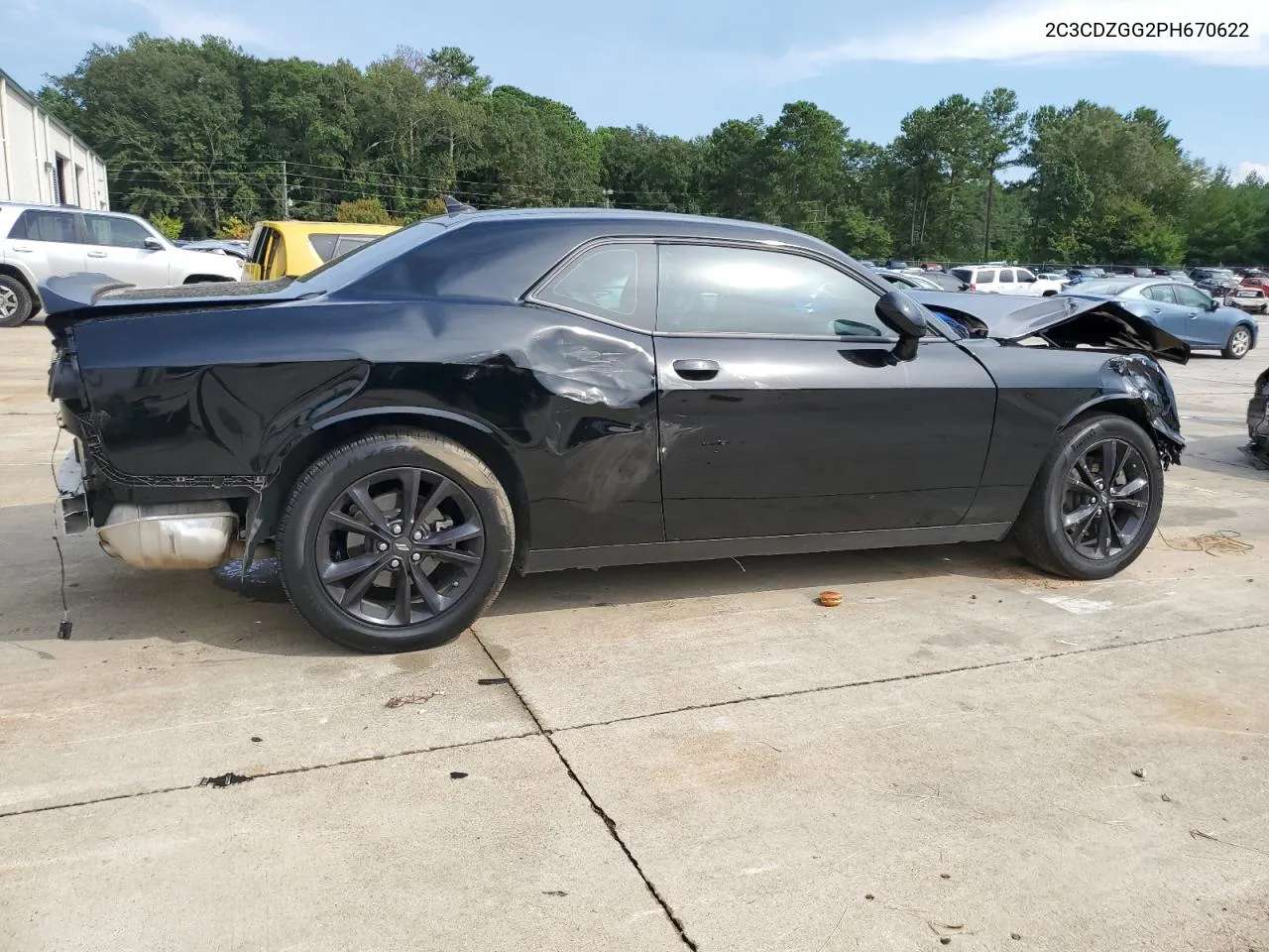 2023 Dodge Challenger Sxt VIN: 2C3CDZGG2PH670622 Lot: 69582384