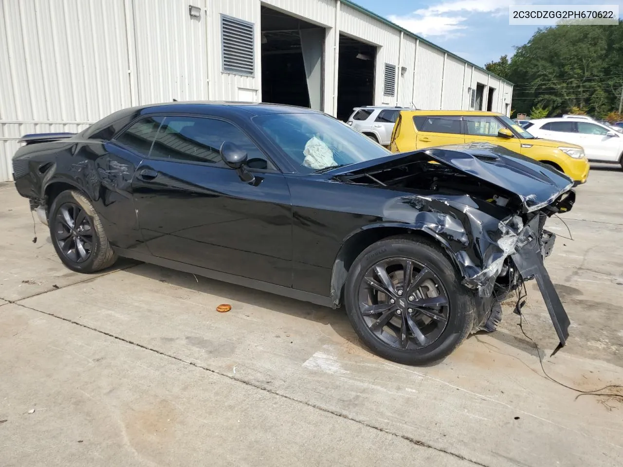 2023 Dodge Challenger Sxt VIN: 2C3CDZGG2PH670622 Lot: 69582384