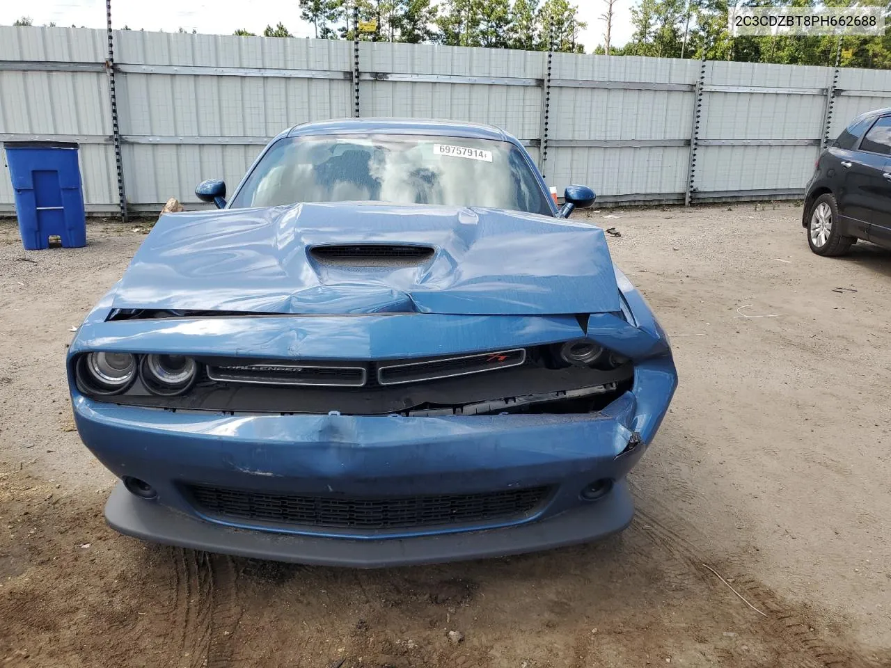 2023 Dodge Challenger R/T VIN: 2C3CDZBT8PH662688 Lot: 69757914