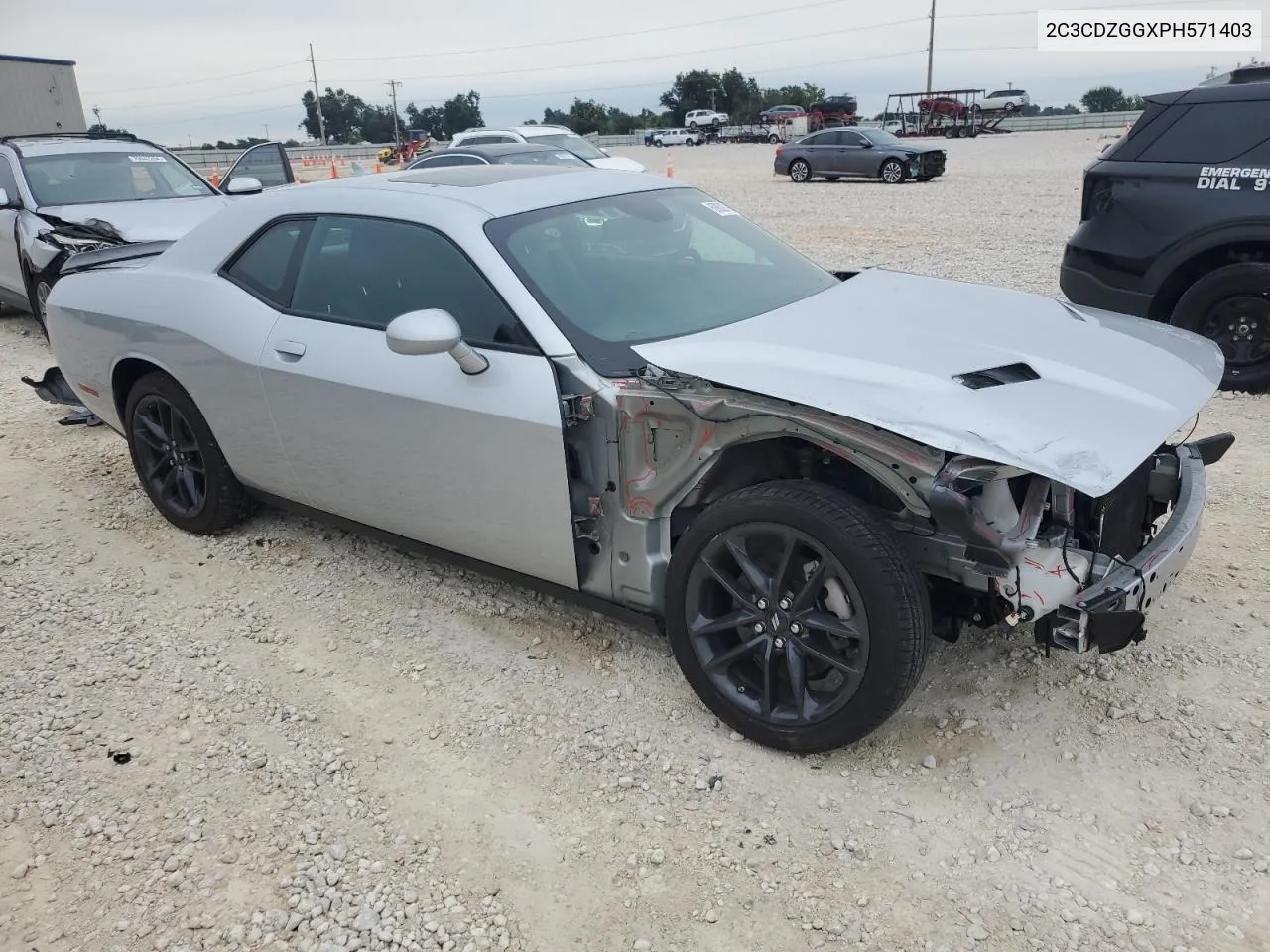 2023 Dodge Challenger Sxt VIN: 2C3CDZGGXPH571403 Lot: 69838794