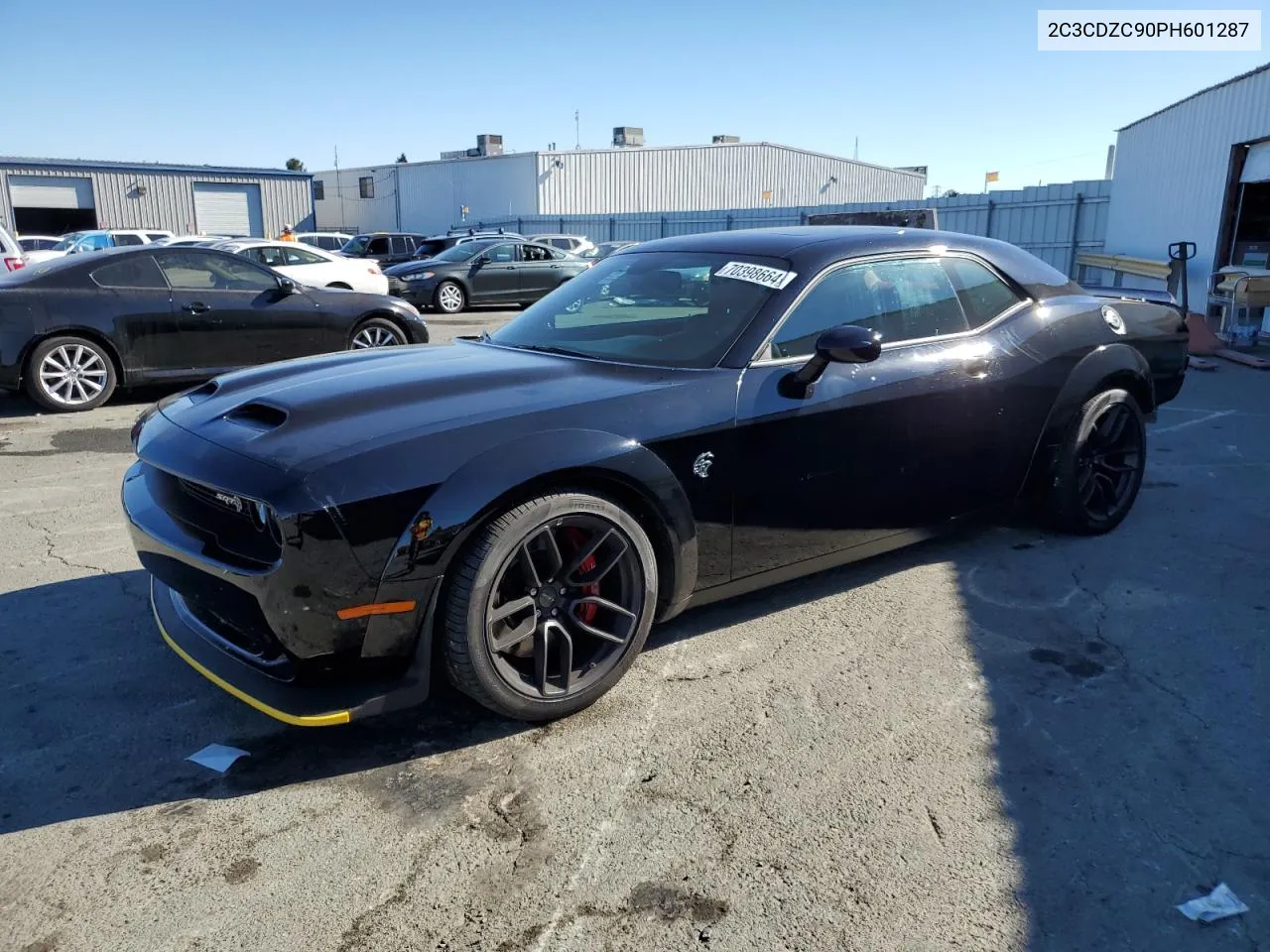 2023 Dodge Challenger Srt Hellcat VIN: 2C3CDZC90PH601287 Lot: 70398664