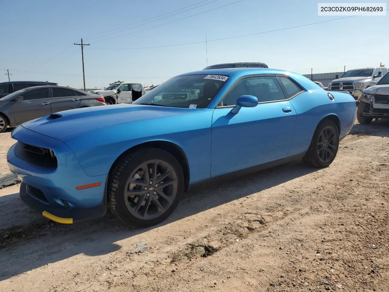 2023 Dodge Challenger Gt VIN: 2C3CDZKG9PH682693 Lot: 70642634