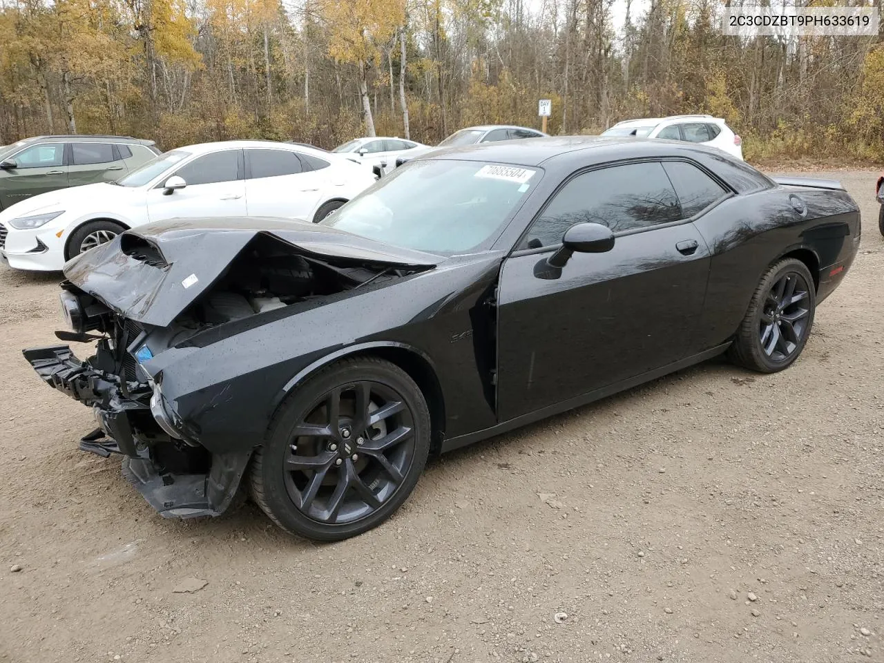 2023 Dodge Challenger R/T VIN: 2C3CDZBT9PH633619 Lot: 70885504