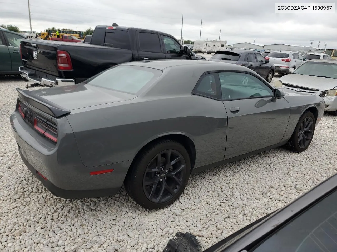 2023 Dodge Challenger Sxt VIN: 2C3CDZAG4PH590957 Lot: 70892304