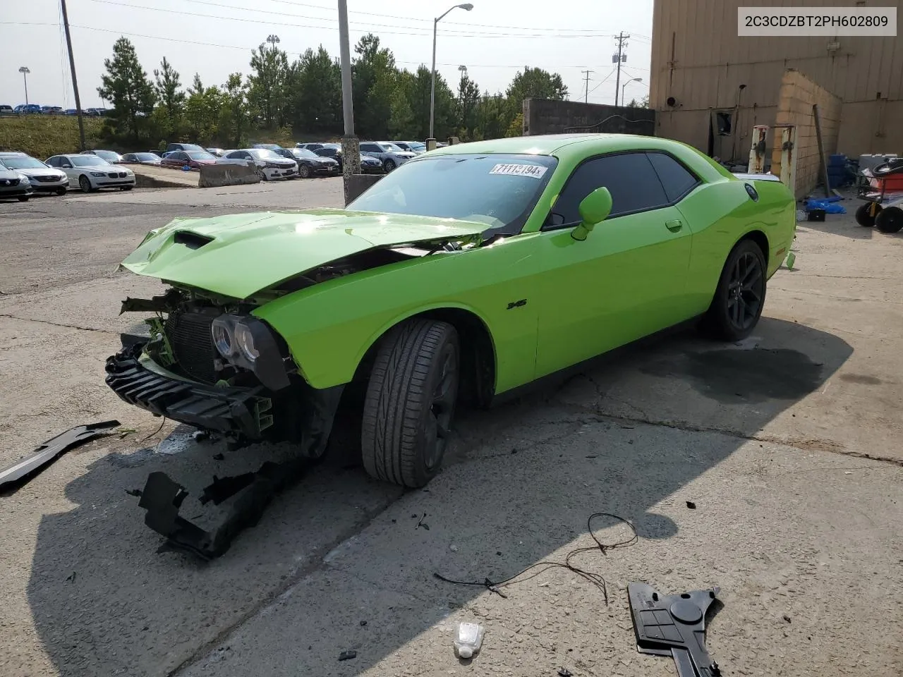 2023 Dodge Challenger R/T VIN: 2C3CDZBT2PH602809 Lot: 71113194