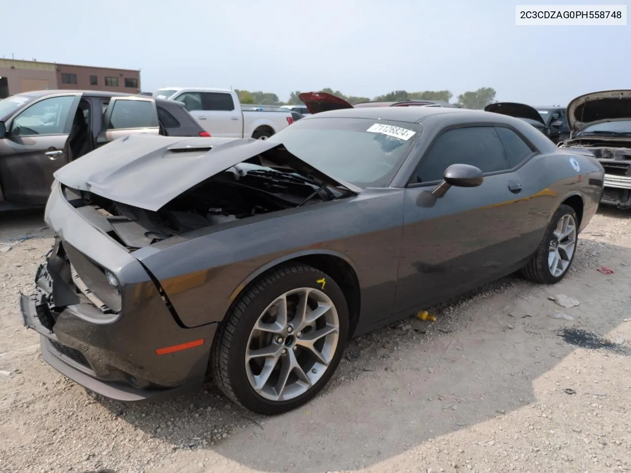 2023 Dodge Challenger Sxt VIN: 2C3CDZAG0PH558748 Lot: 71126824