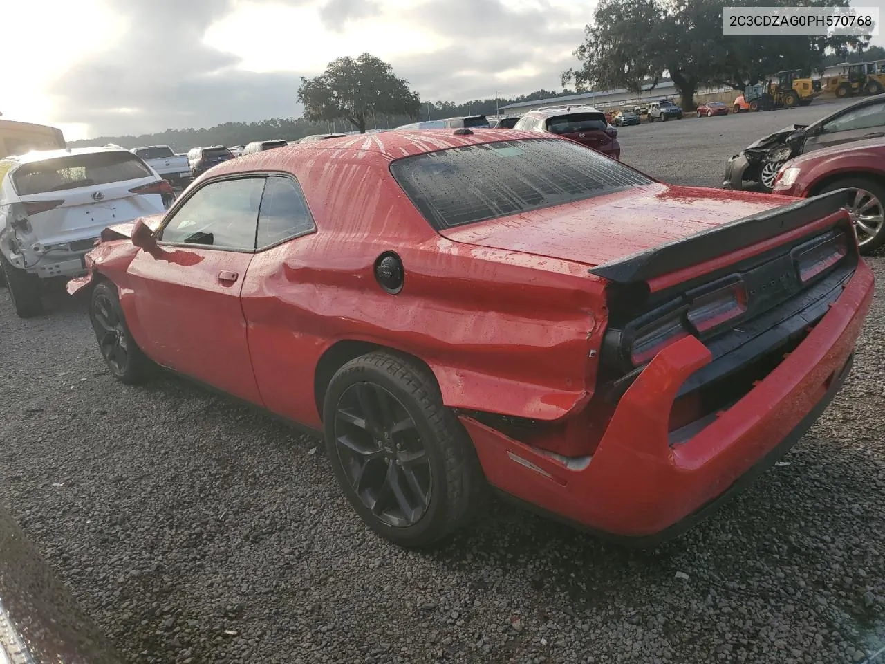 2023 Dodge Challenger Sxt VIN: 2C3CDZAG0PH570768 Lot: 71155044