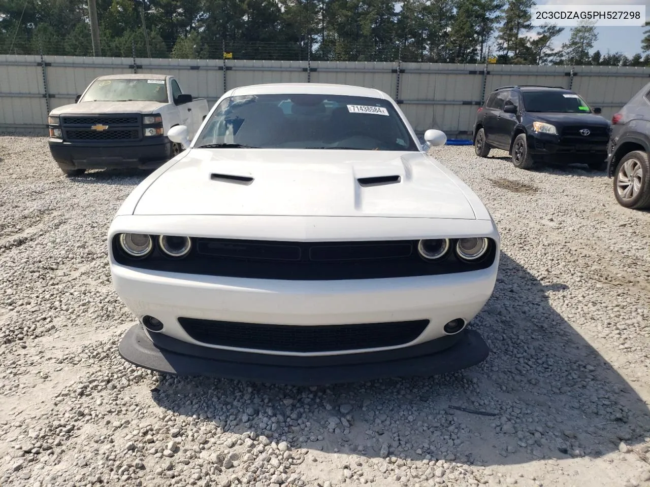 2023 Dodge Challenger Sxt VIN: 2C3CDZAG5PH527298 Lot: 71438584