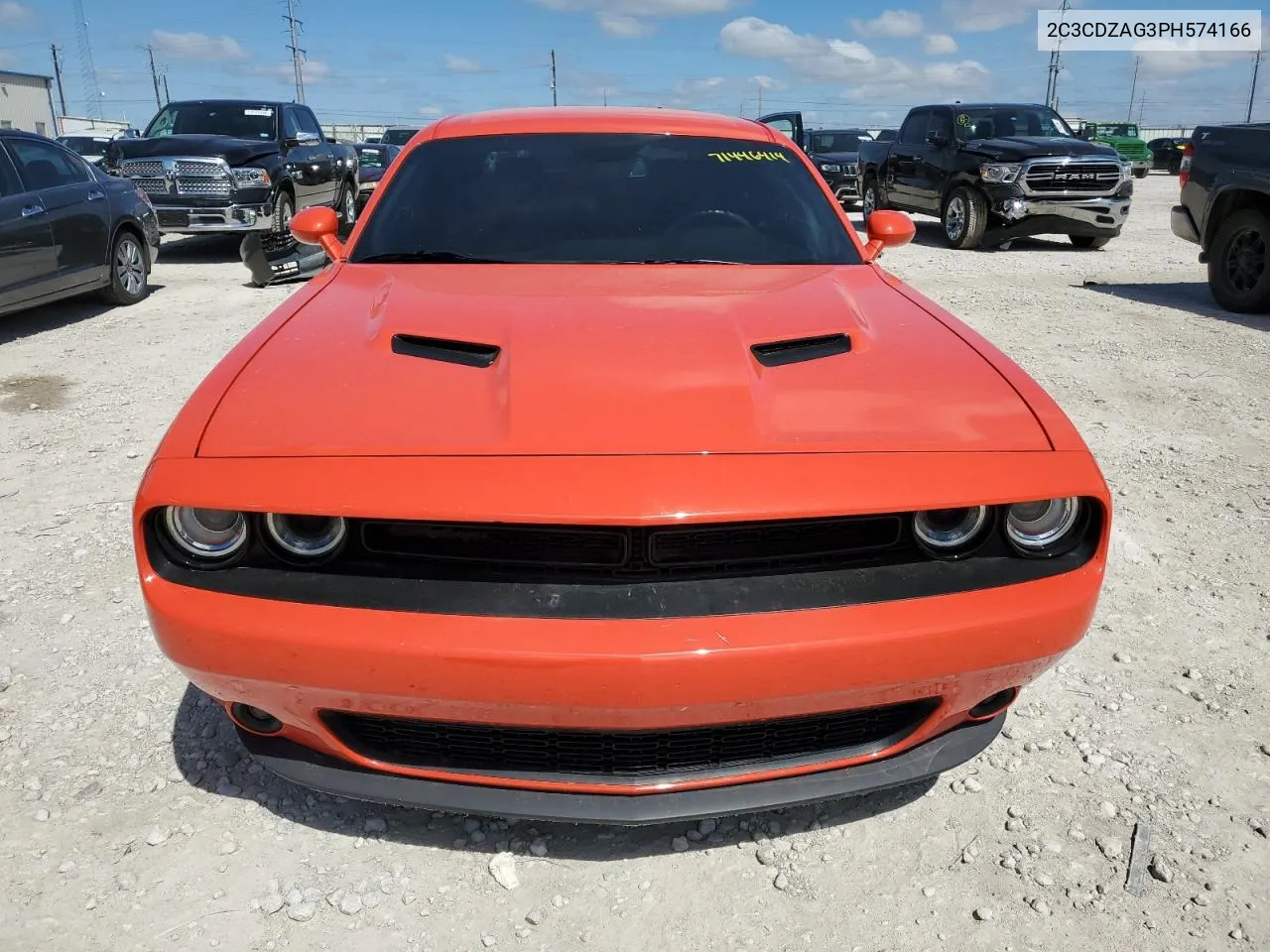 2023 Dodge Challenger Sxt VIN: 2C3CDZAG3PH574166 Lot: 71446414