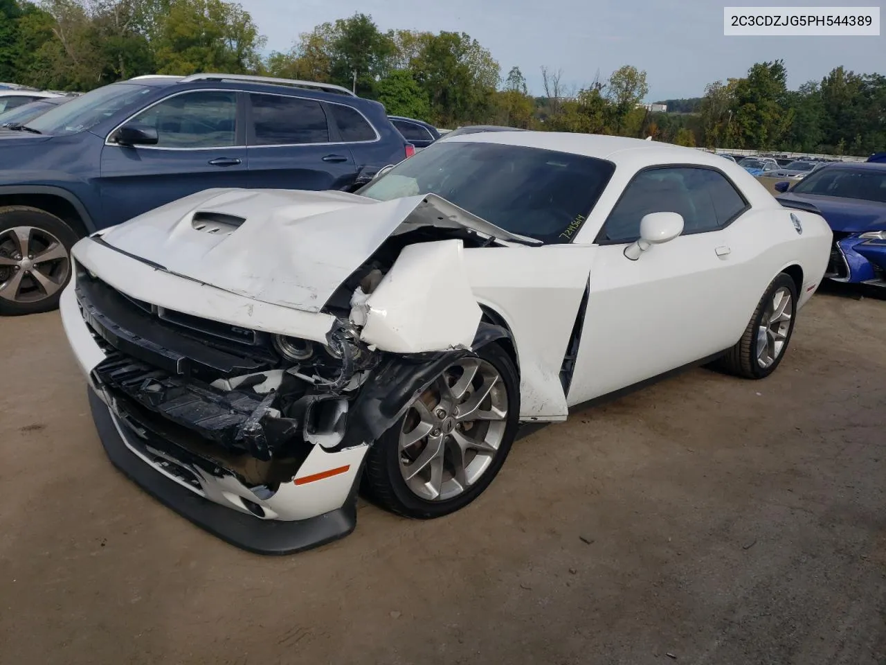 2023 Dodge Challenger Gt VIN: 2C3CDZJG5PH544389 Lot: 72145614