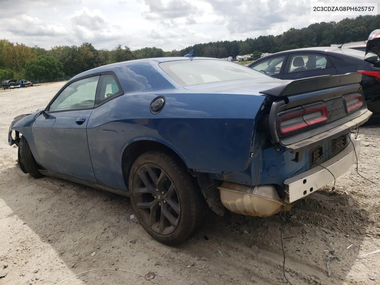 2023 Dodge Challenger Sxt VIN: 2C3CDZAG8PH625757 Lot: 73046984