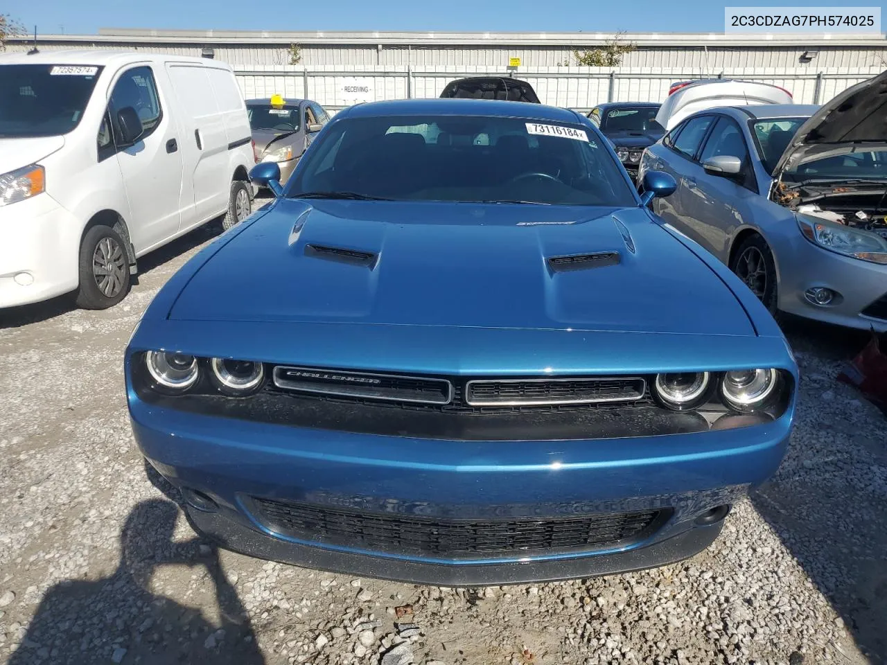 2023 Dodge Challenger Sxt VIN: 2C3CDZAG7PH574025 Lot: 73116184