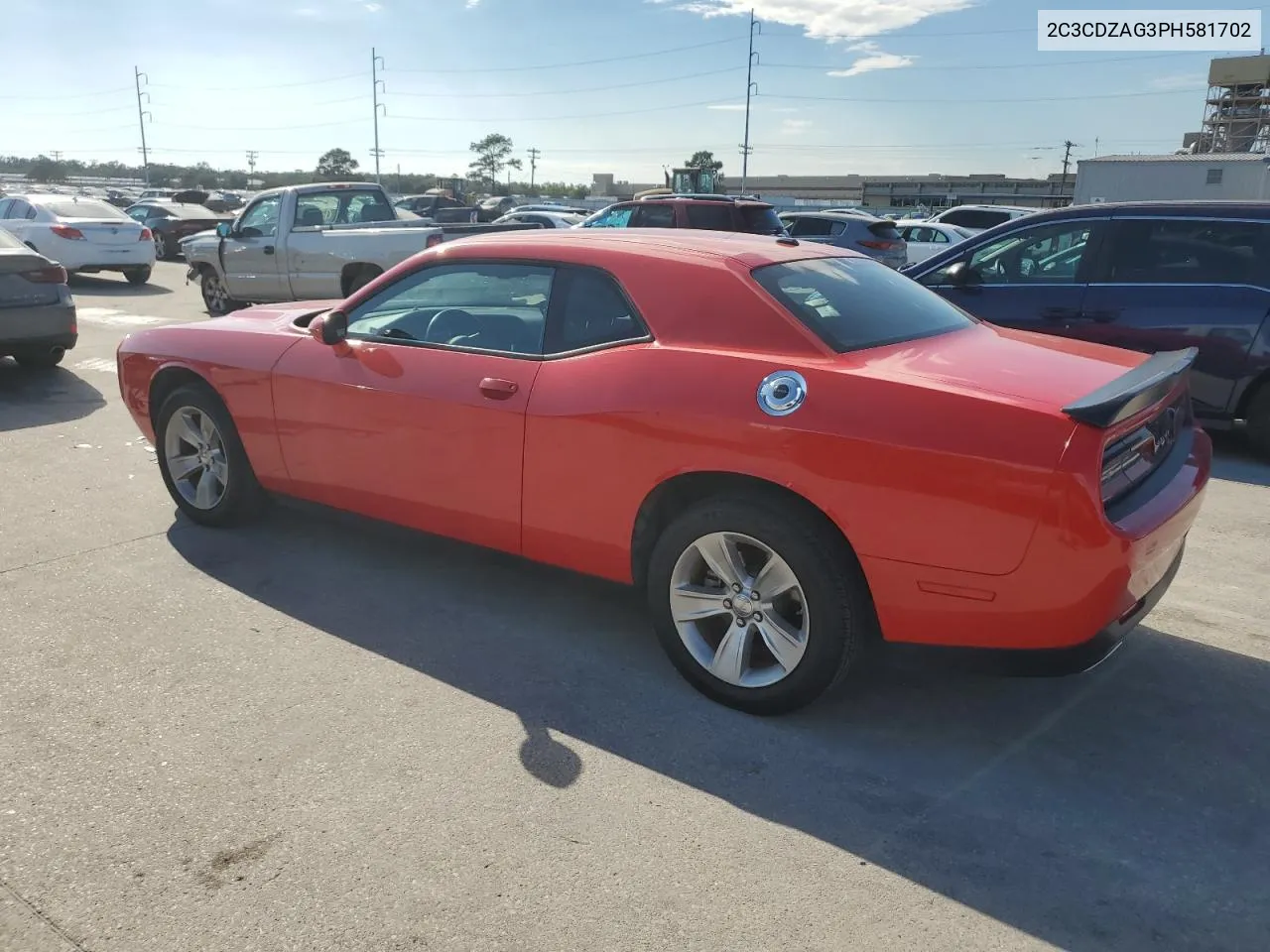 2023 Dodge Challenger Sxt VIN: 2C3CDZAG3PH581702 Lot: 73375674