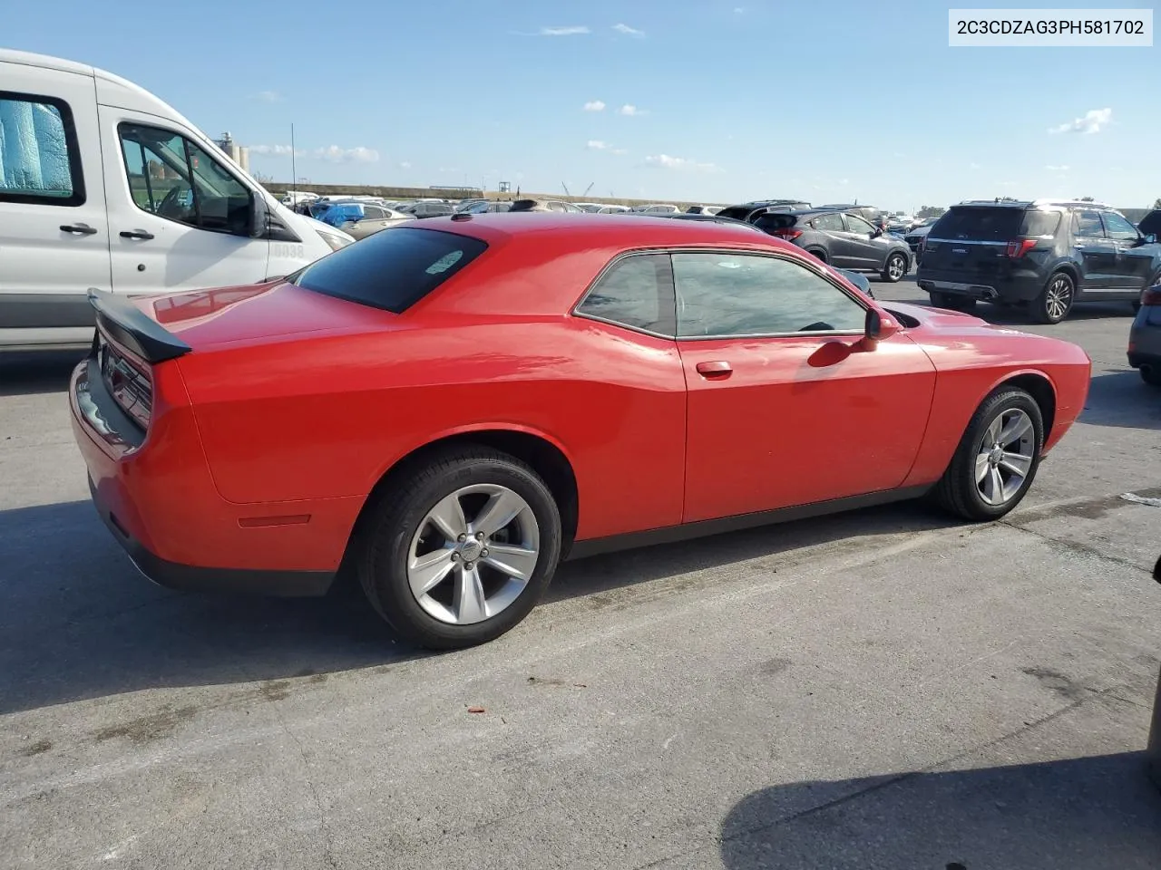 2023 Dodge Challenger Sxt VIN: 2C3CDZAG3PH581702 Lot: 73375674