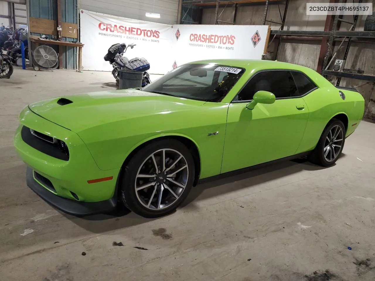 2023 Dodge Challenger R/T VIN: 2C3CDZBT4PH695137 Lot: 73513214