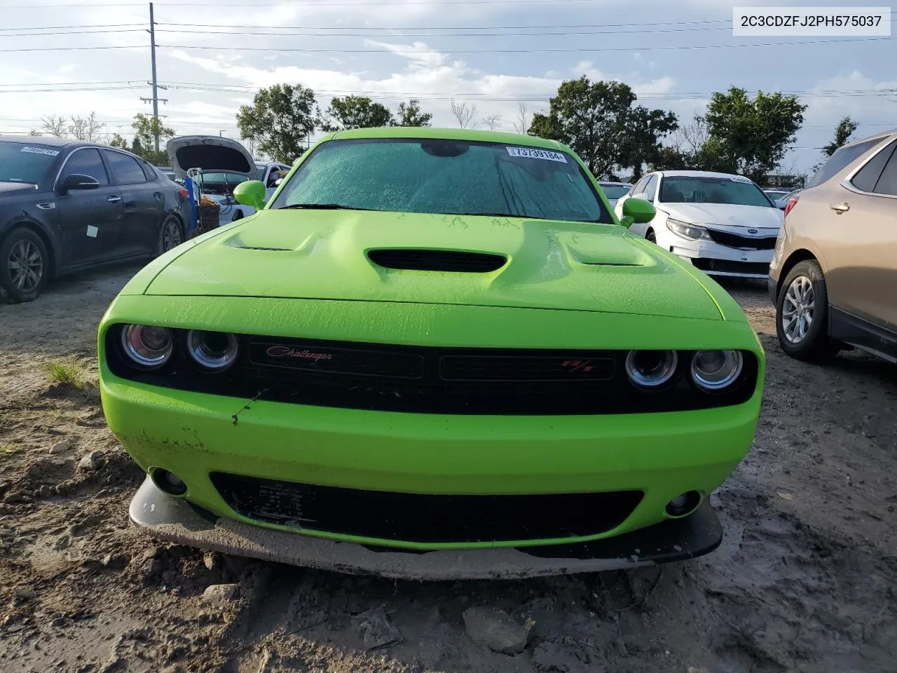 2023 Dodge Challenger R/T Scat Pack VIN: 2C3CDZFJ2PH575037 Lot: 73739184