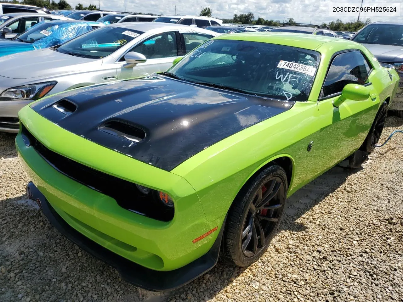 2023 Dodge Challenger Srt Hellcat VIN: 2C3CDZC96PH525624 Lot: 74042384