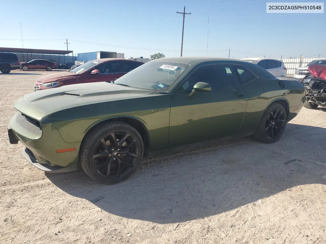 2023 Dodge Challenger Sxt VIN: 2C3CDZAG5PH510548 Lot: 74089264