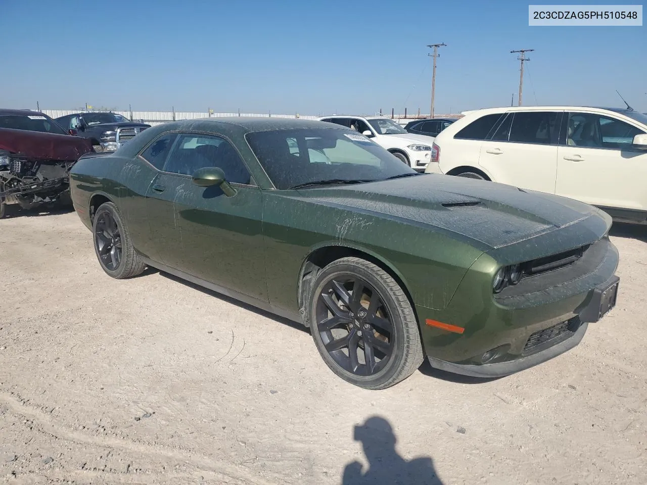 2023 Dodge Challenger Sxt VIN: 2C3CDZAG5PH510548 Lot: 74089264