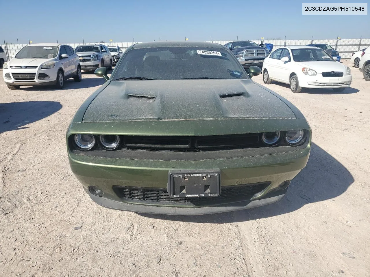 2023 Dodge Challenger Sxt VIN: 2C3CDZAG5PH510548 Lot: 74089264