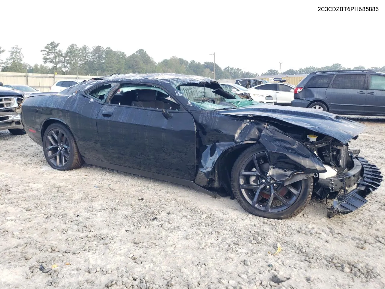 2023 Dodge Challenger R/T VIN: 2C3CDZBT6PH685886 Lot: 74224084