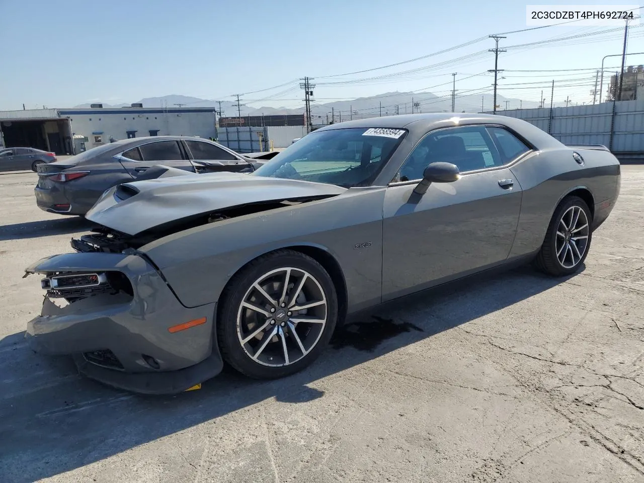 2023 Dodge Challenger R/T VIN: 2C3CDZBT4PH692724 Lot: 74358594