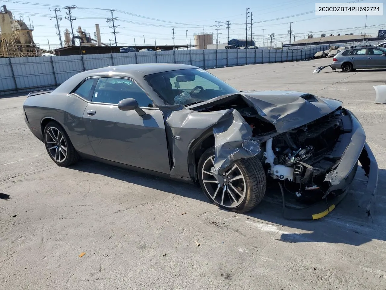 2023 Dodge Challenger R/T VIN: 2C3CDZBT4PH692724 Lot: 74358594