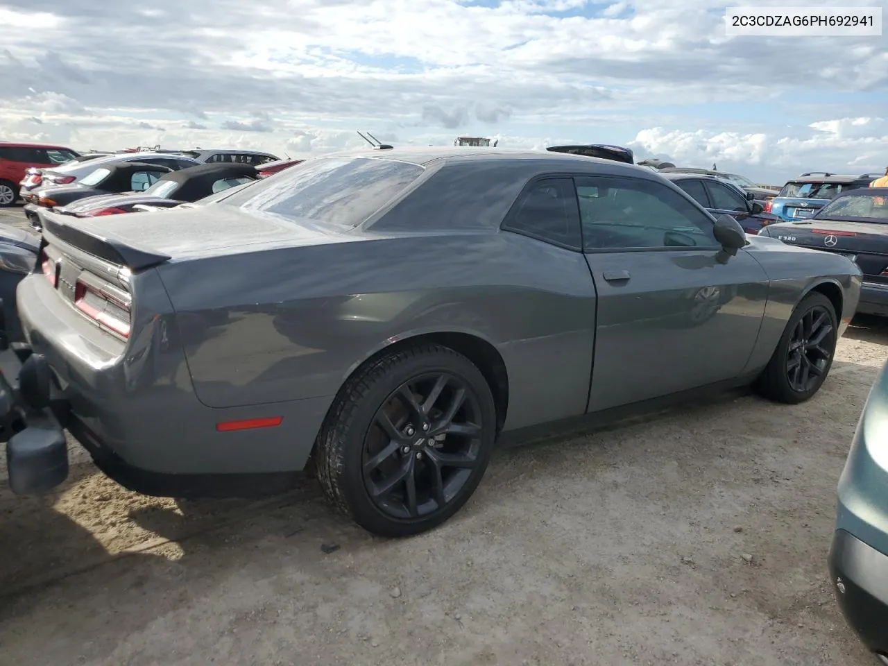 2023 Dodge Challenger Sxt VIN: 2C3CDZAG6PH692941 Lot: 74390954