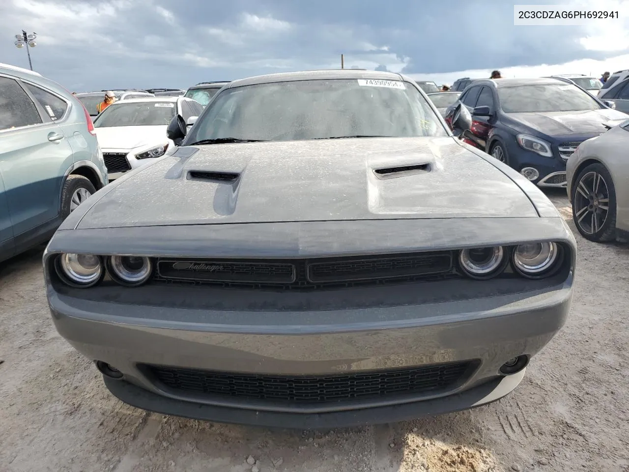 2023 Dodge Challenger Sxt VIN: 2C3CDZAG6PH692941 Lot: 74390954