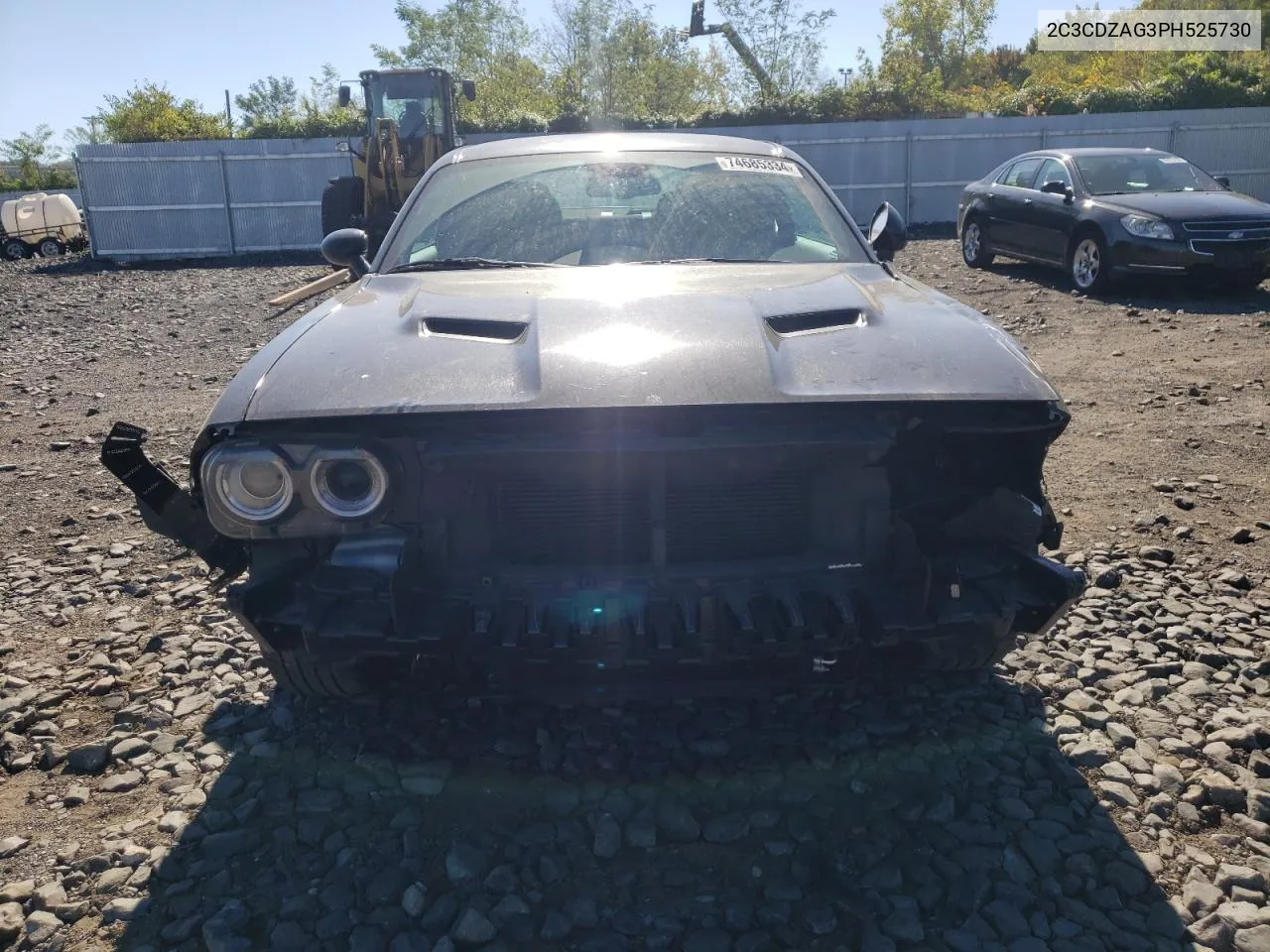 2023 Dodge Challenger Sxt VIN: 2C3CDZAG3PH525730 Lot: 74685334