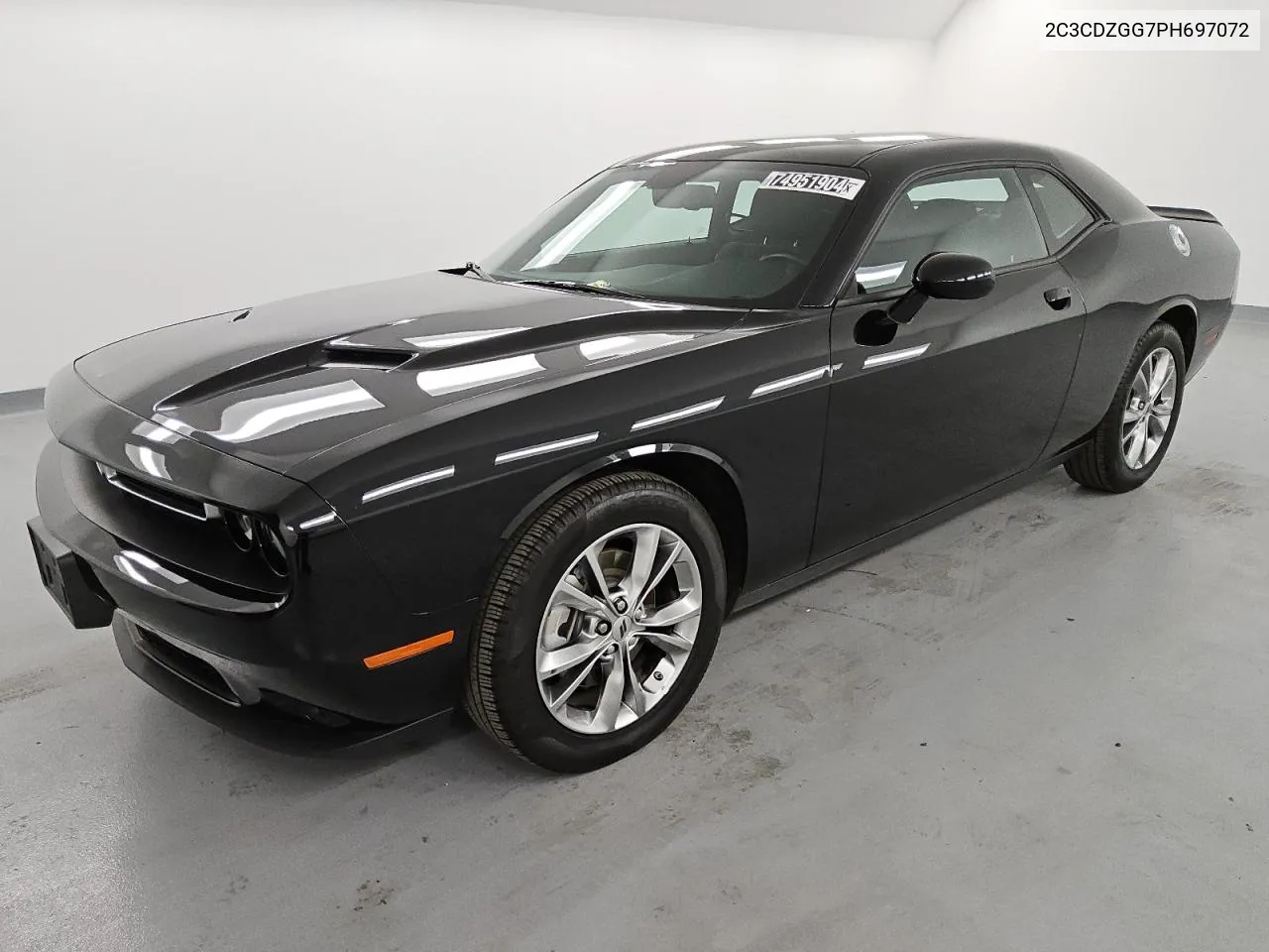 2023 Dodge Challenger Sxt VIN: 2C3CDZGG7PH697072 Lot: 74951904