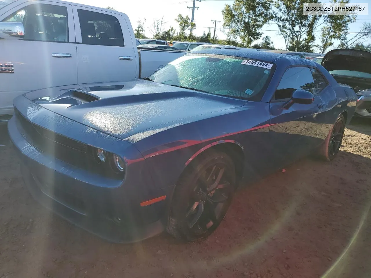 2023 Dodge Challenger R/T VIN: 2C3CDZBT2PH527187 Lot: 74961494