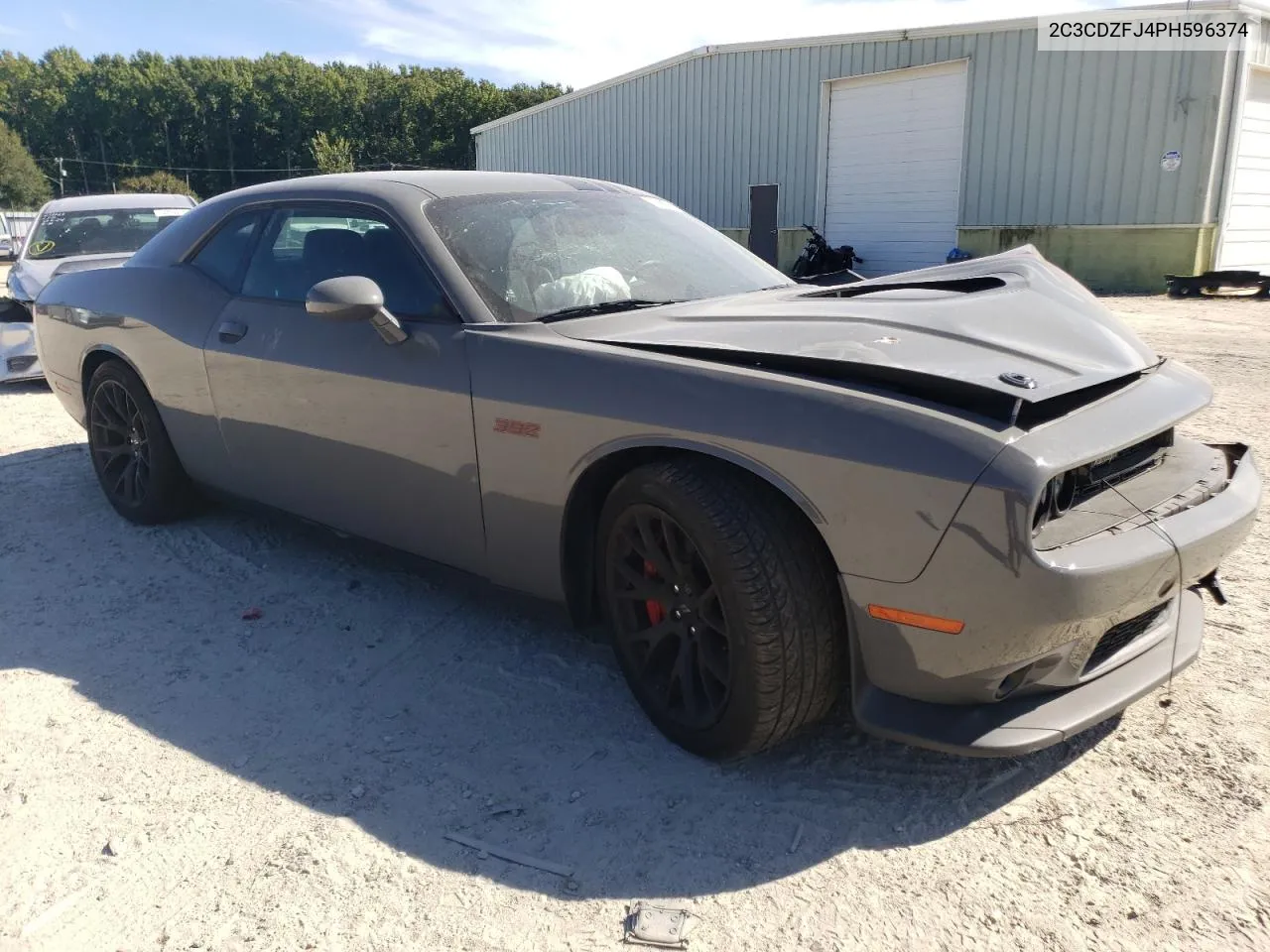 2023 Dodge Challenger R/T Scat Pack VIN: 2C3CDZFJ4PH596374 Lot: 75139424