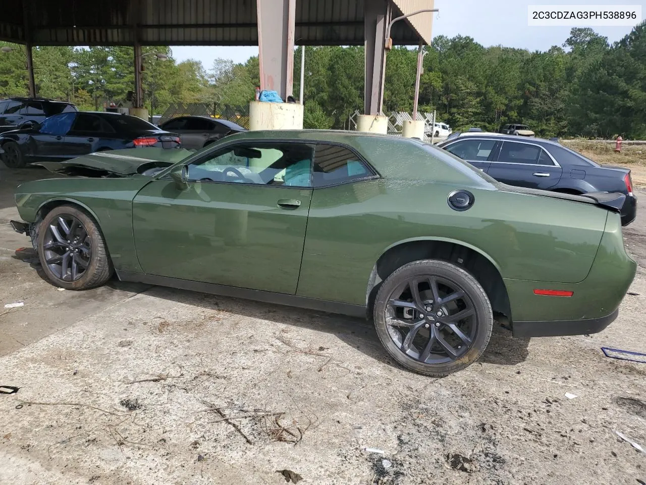 2023 Dodge Challenger Sxt VIN: 2C3CDZAG3PH538896 Lot: 75139884